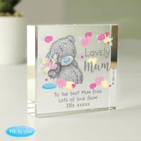 Personalised Me to You Lovely Mum Large Crystal Block Extra Image 1 Preview